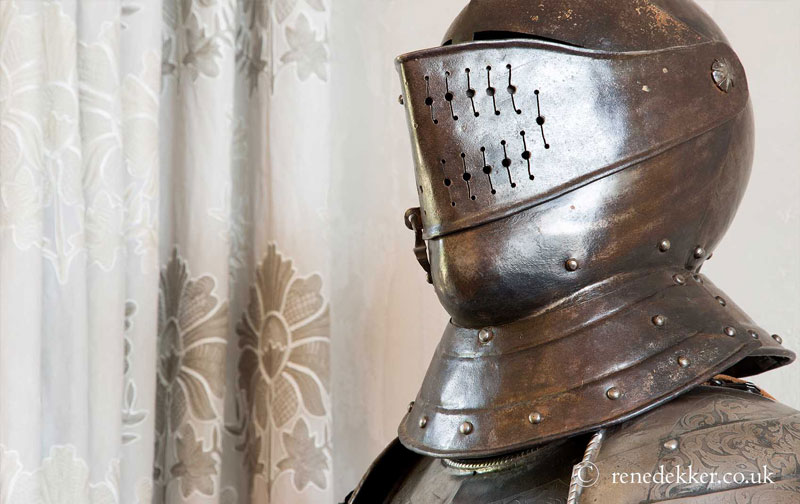 interior design accessory - armour helmet