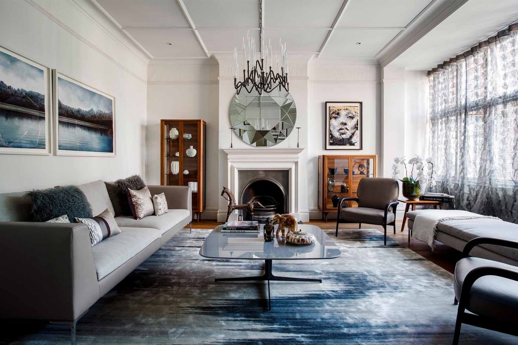 Hampstead House: Comfortable Luxury Home Interior in Hampstead