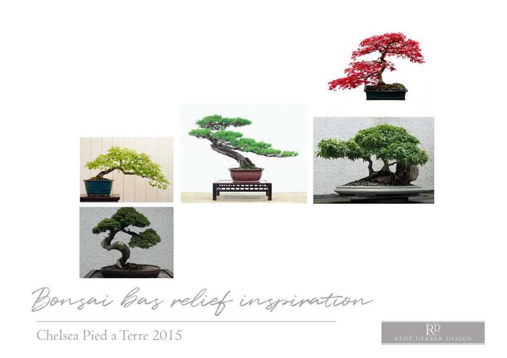 Traditional bonsai tree designs